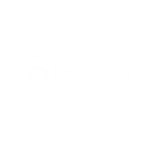 Transcend white logo